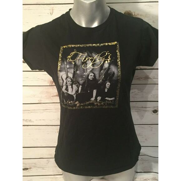 Firefly Music Group Band T Shirt Melanie McKenzie Madelyn Country Pop Gold Frame - Picture 1 of 8